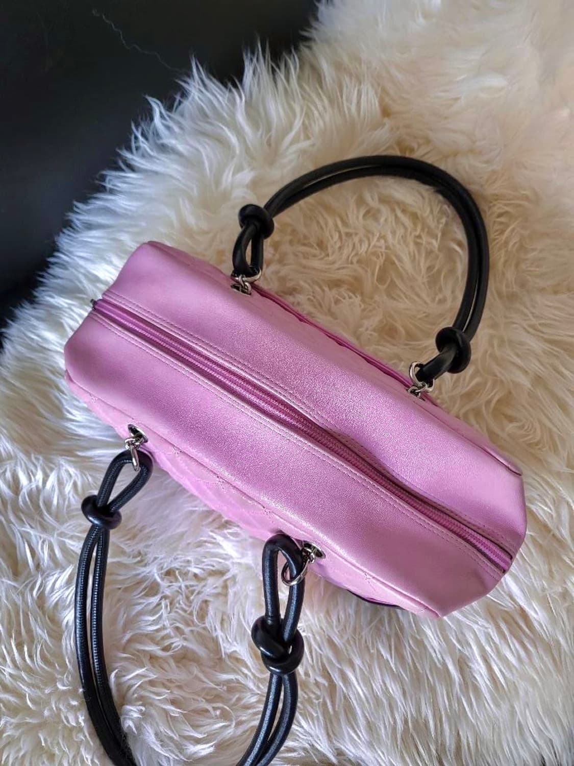 샤넬 깜봉 핑크 숄더백 상품이미지7