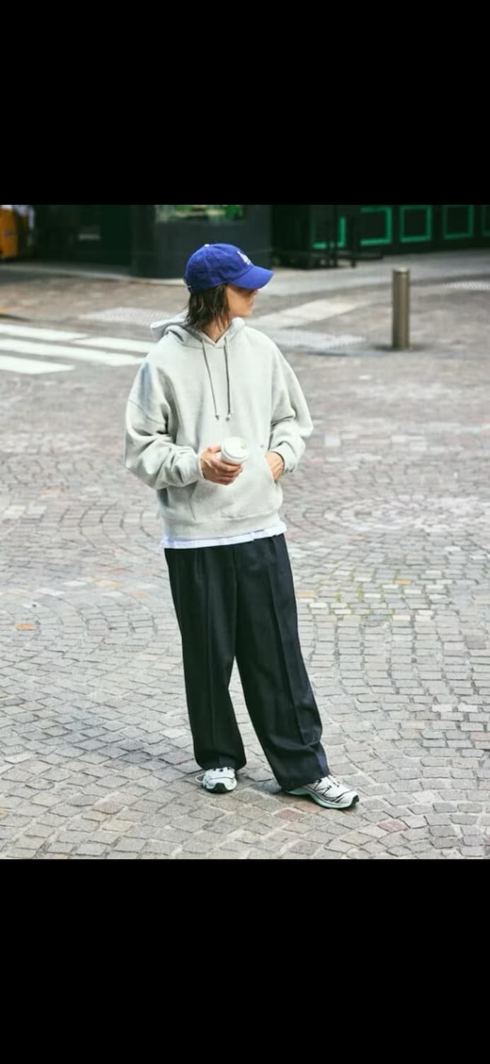 프릭스스토어 숏랭스 12온스 헤비웨이트 후디(라이트그레이) 상품이미지5