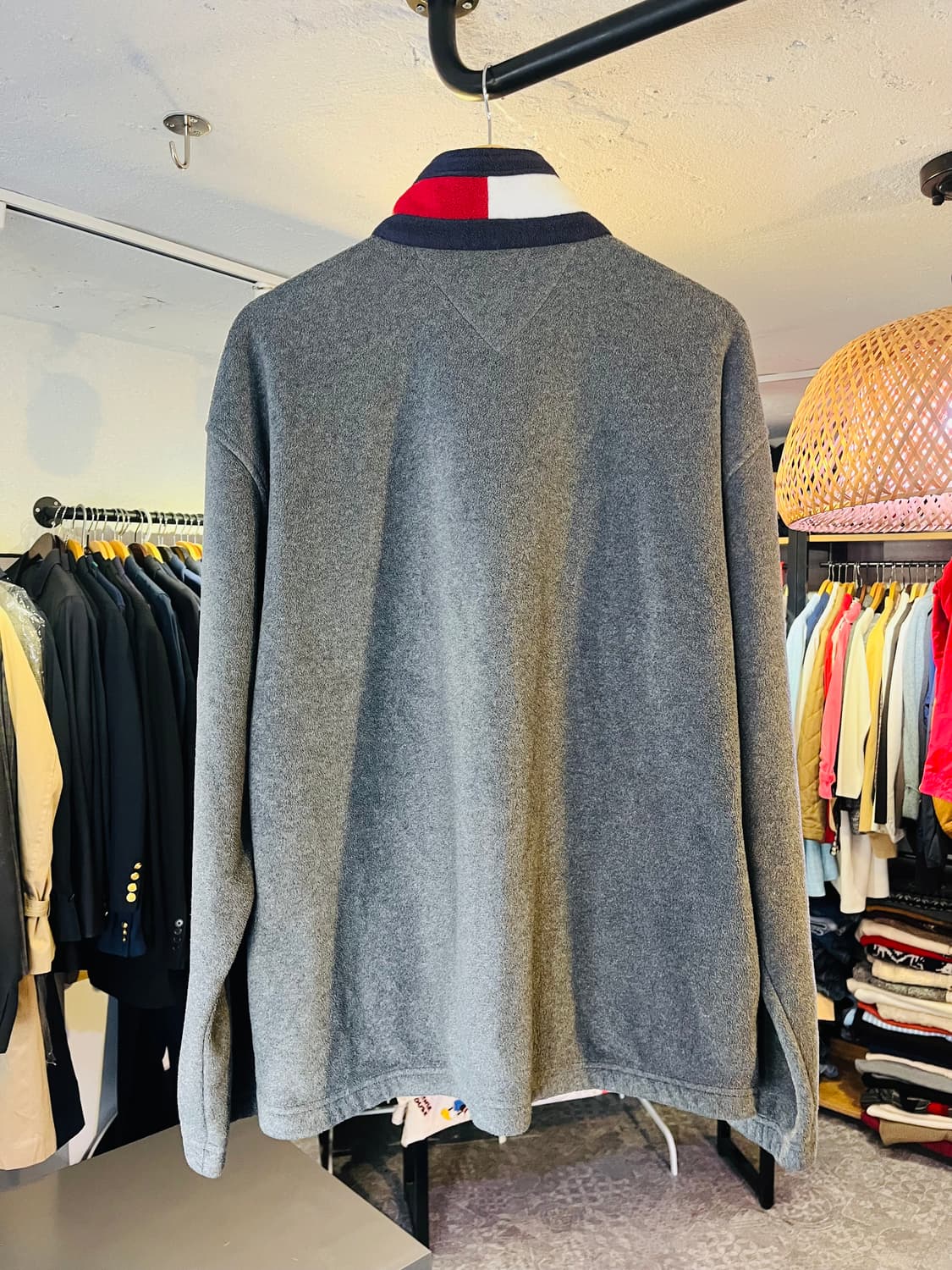 토미 힐피거 플리스 하프집 그레이 (90’s / 대만제) 상품이미지2