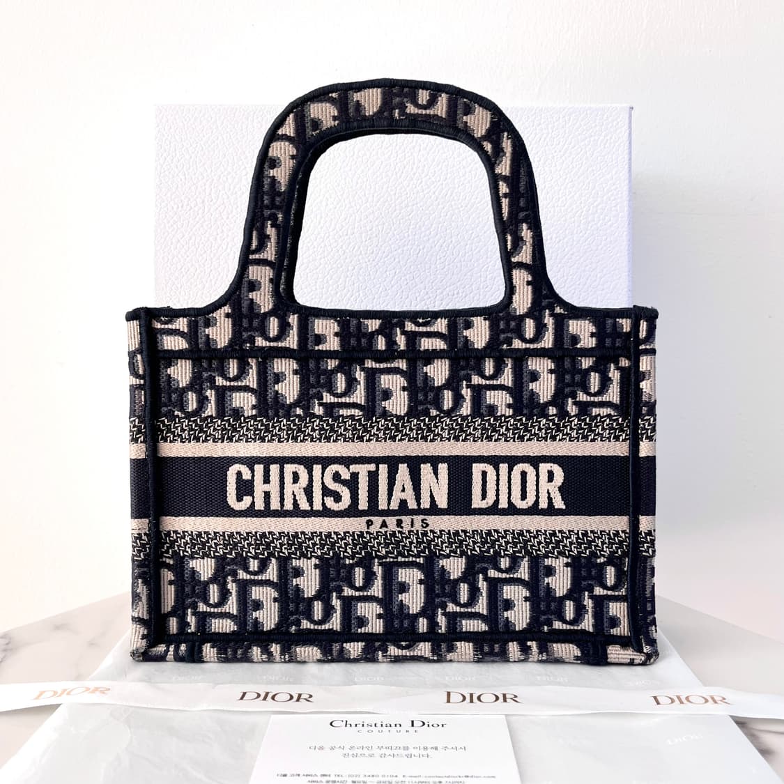 [A급/정품] 디올 오블리크 북토트 백 미니 가방 상품이미지1