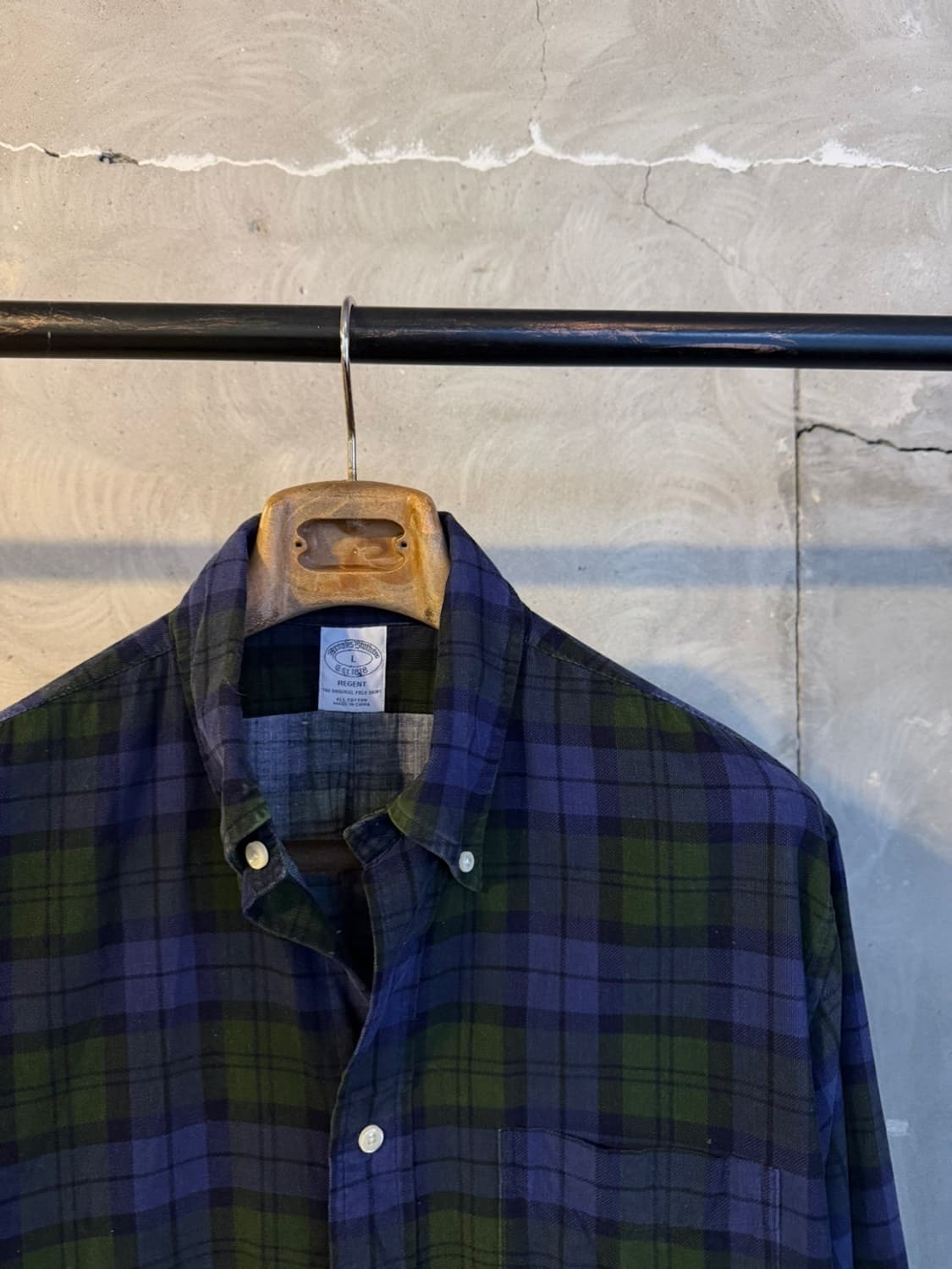 브룩스 브라더스 블랙와치 코듀로이 셔츠 100 상품이미지3