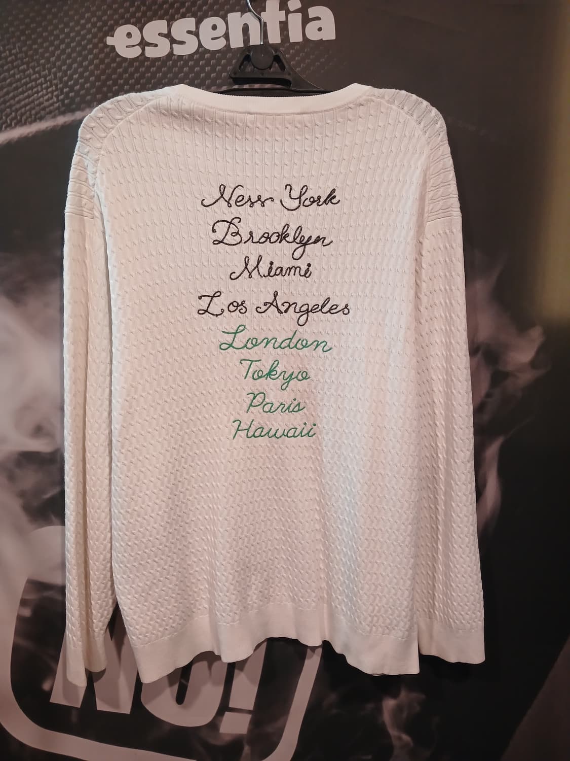 키스 뉴욕 투 더 월드 케이블 스웨터 상품이미지3