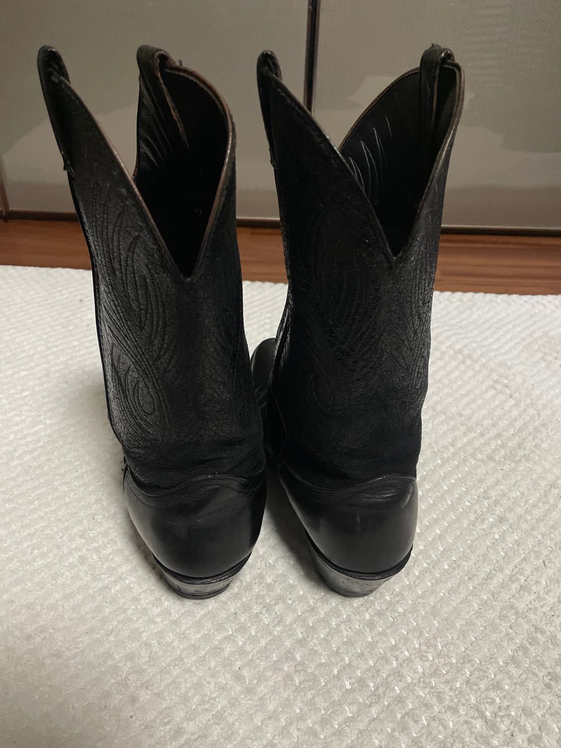 [10 1/2D] Laredo 라레도 웨스턴 카우보이 부츠 블랙 상품이미지5