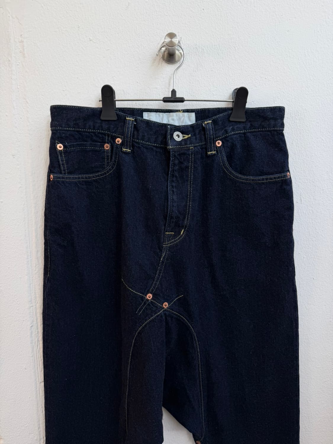 간류 꼼데가르송 사루엘 셀비지 데님 팬츠  상품이미지3