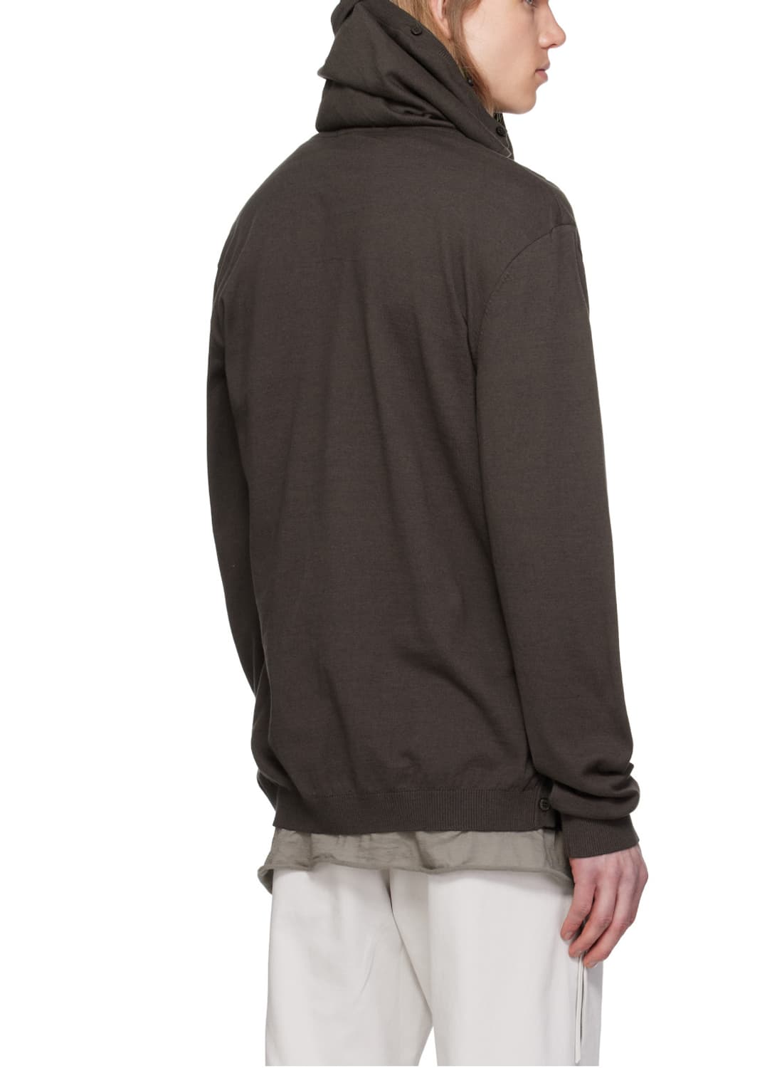 PAF 8.0 knit right hoodie brown 상품이미지3