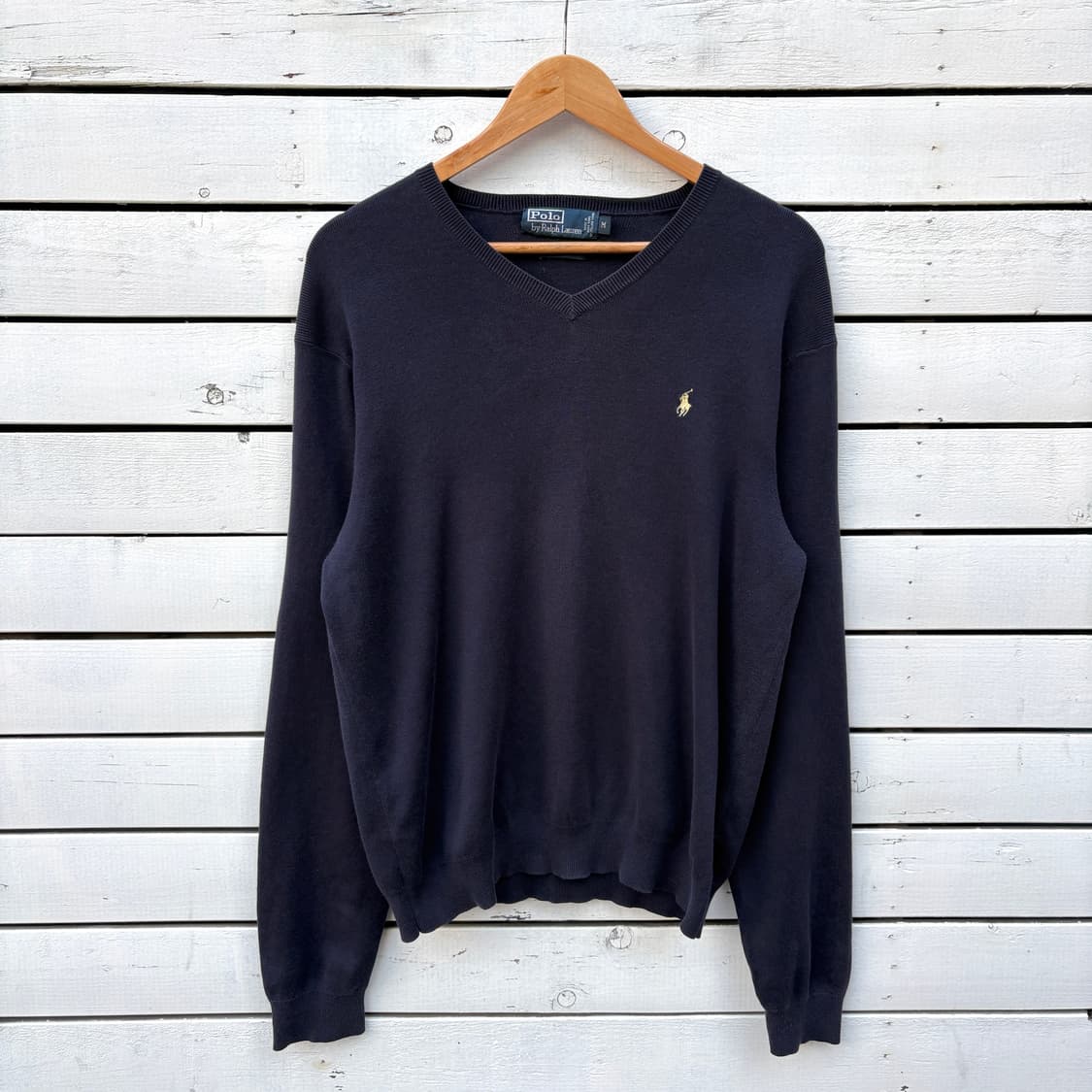 Polo 폴로 피마코튼 브이넥 니트 상품이미지1