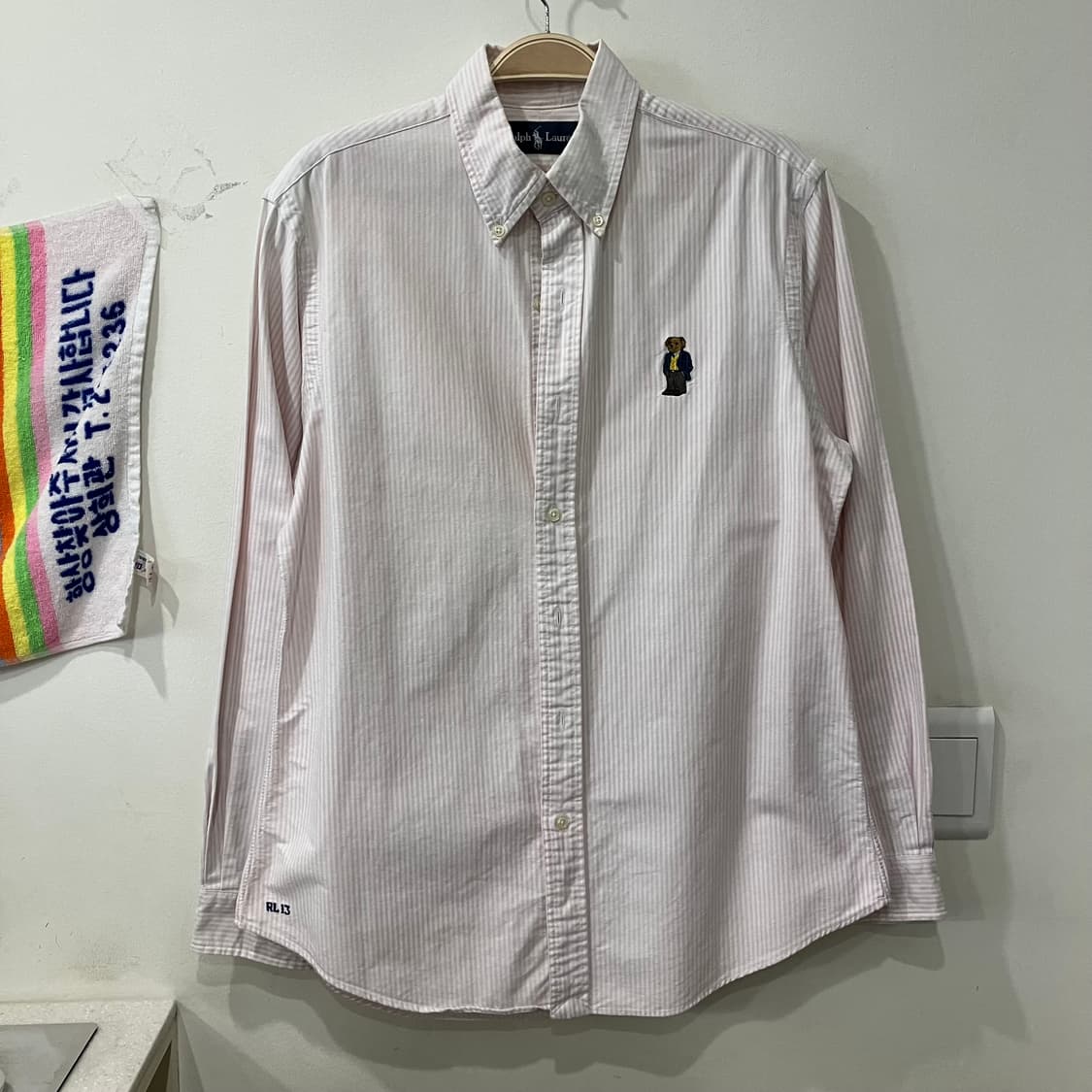 120 폴로 옥스포트 스트라이프 베어 셔츠 상품이미지1