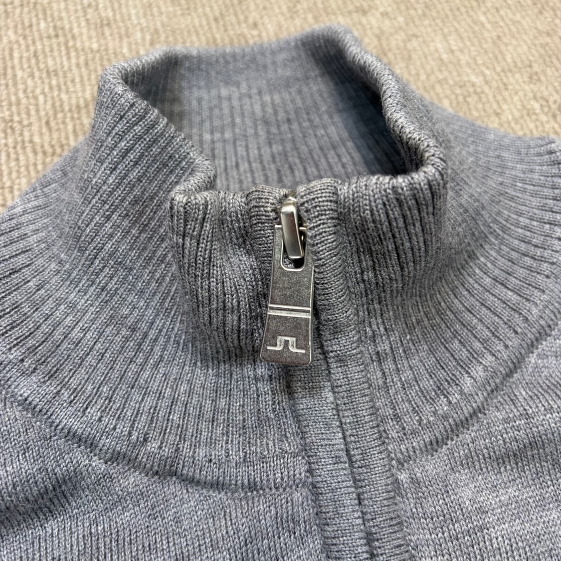J LINDEBERG 제이린드버그 키안투어 메리노울 반집업 니트 m 상품이미지2