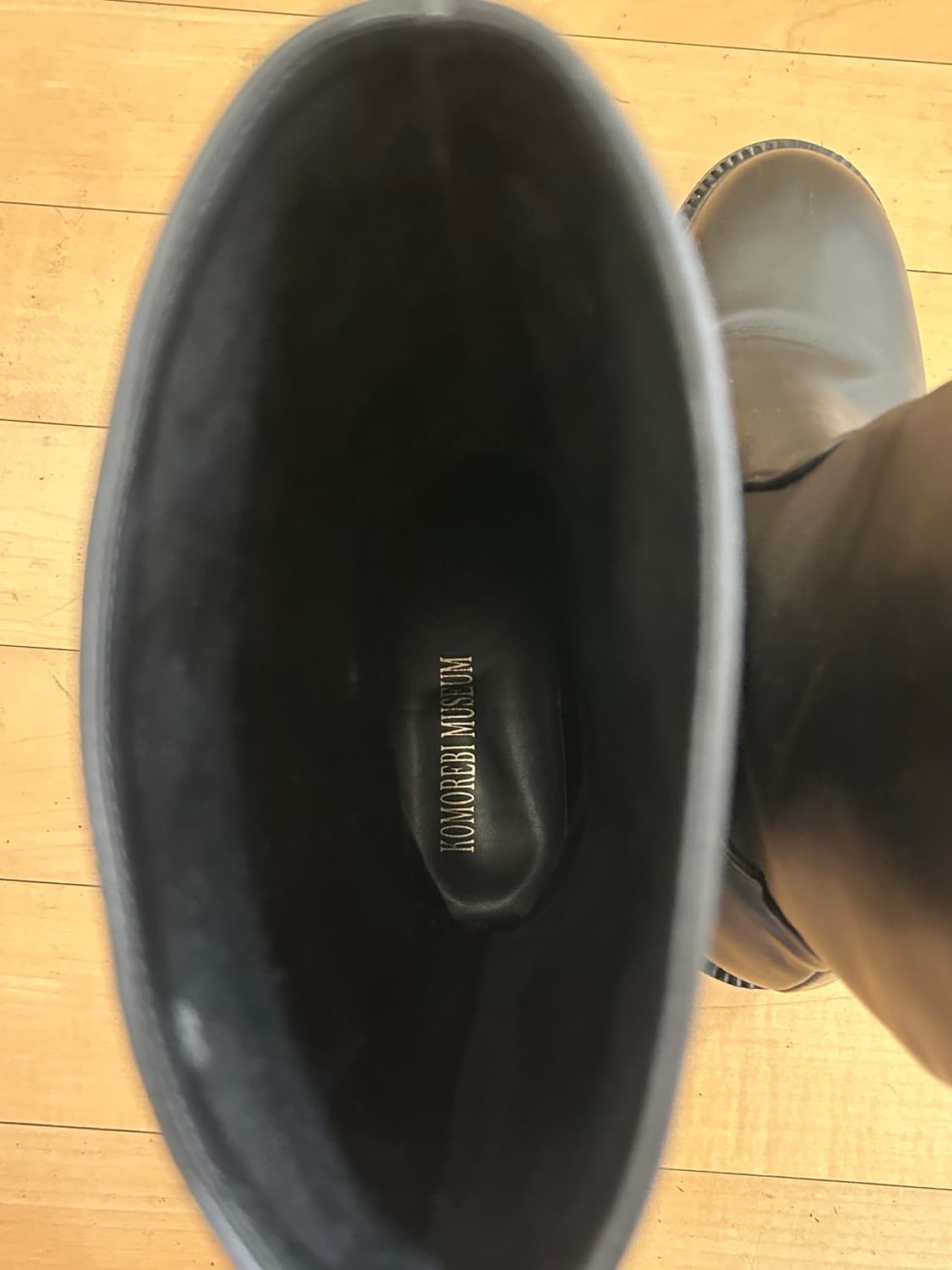 코모레비뮤지엄 핸드메이드 와이드 클래식 미들 부츠｜KM009 상품이미지8