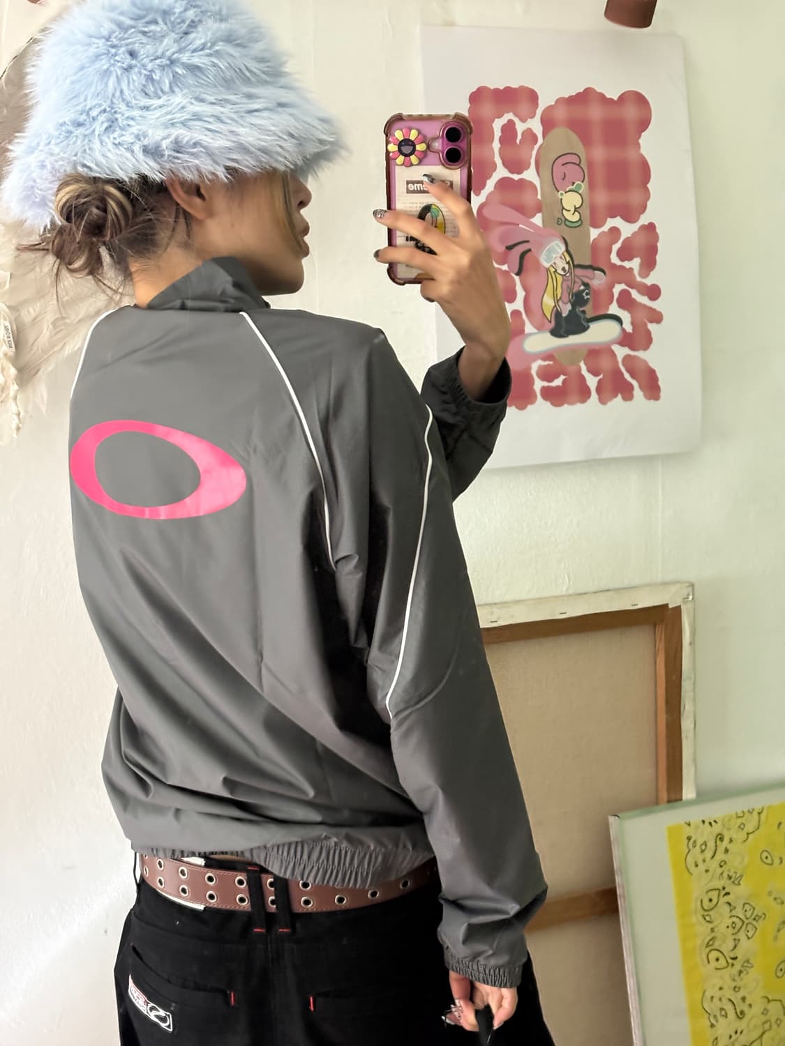 오클레 그레이핑크 바람막이 상품이미지5