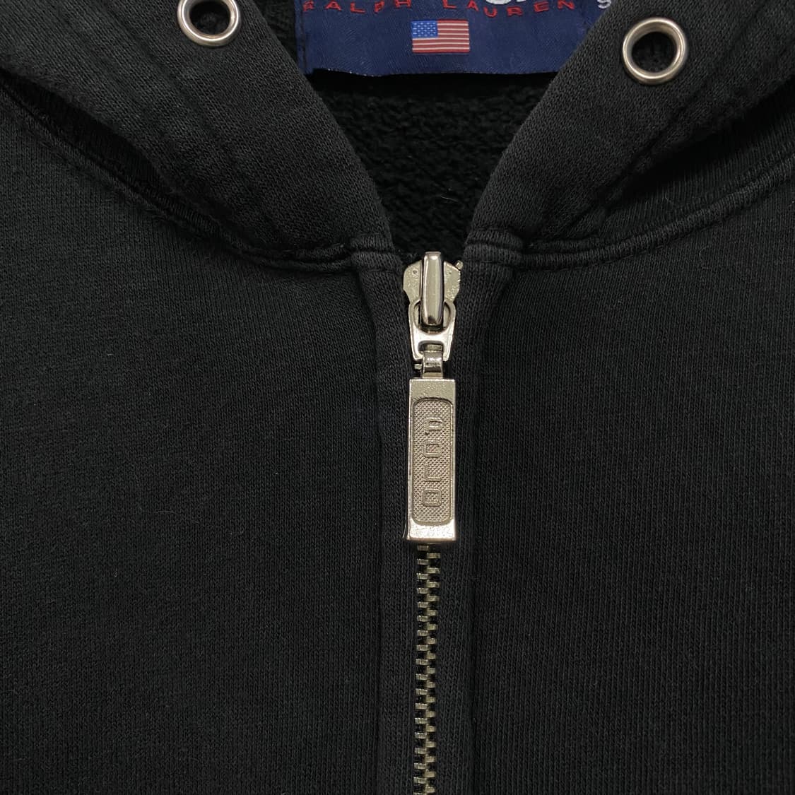 폴로 랄프로렌 스포츠 90s 기모 후드 집업 상품이미지4