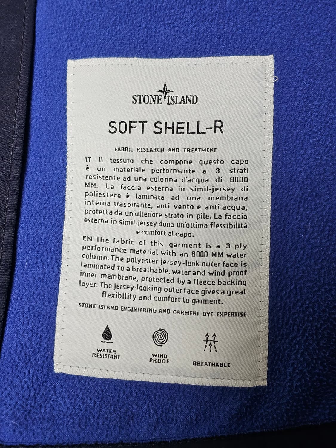 스톤아일랜드 a2012 SOFT SHEELL-R 자켓 상품이미지9