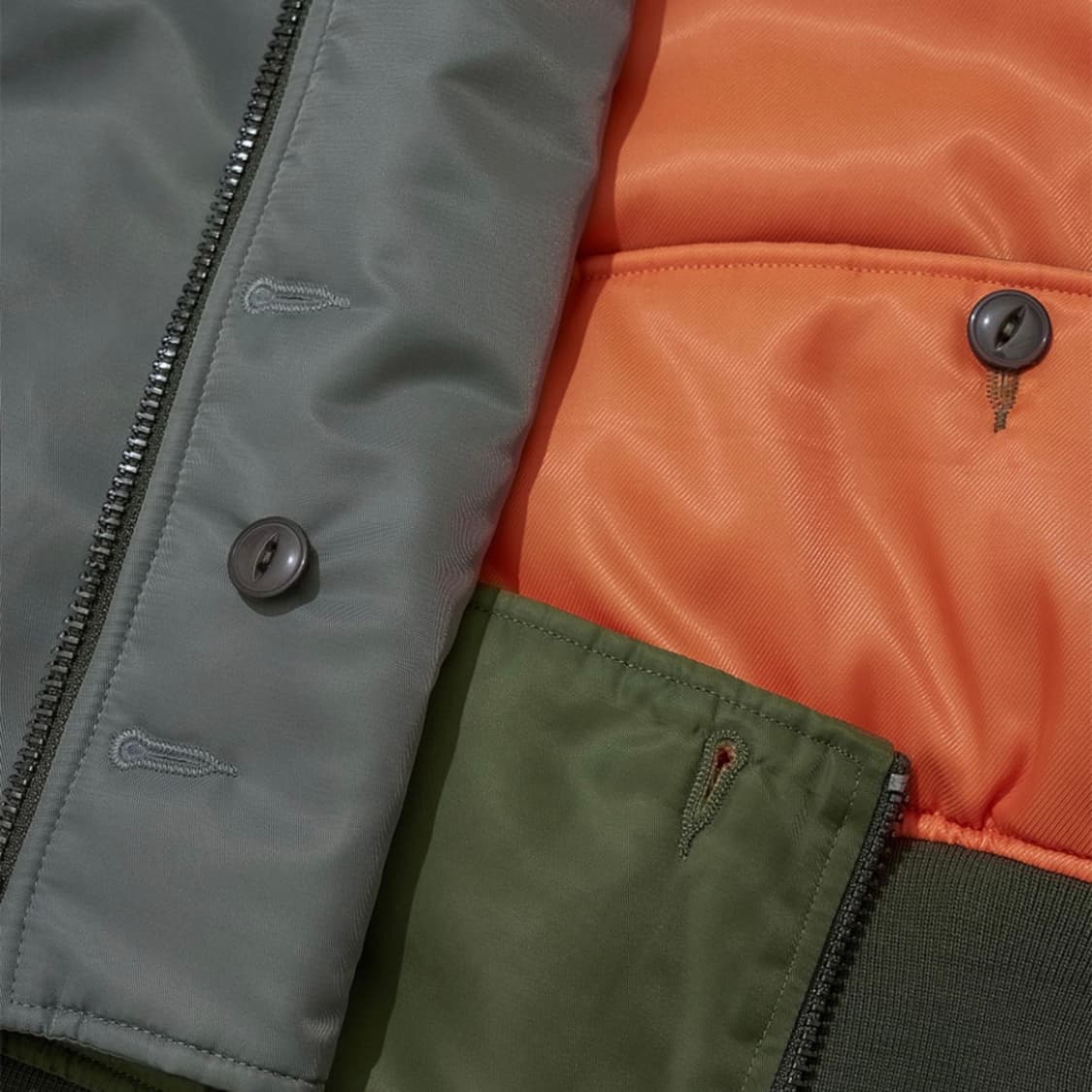 파르티멘토 우먼 MA-1 봄버 자켓 카키 그린 상품이미지4