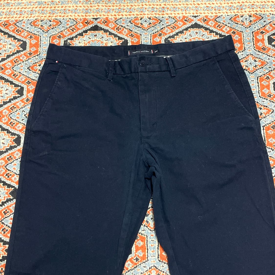 타미힐피거 네이비 면바지 치노팬츠 남성32/32 상품이미지2