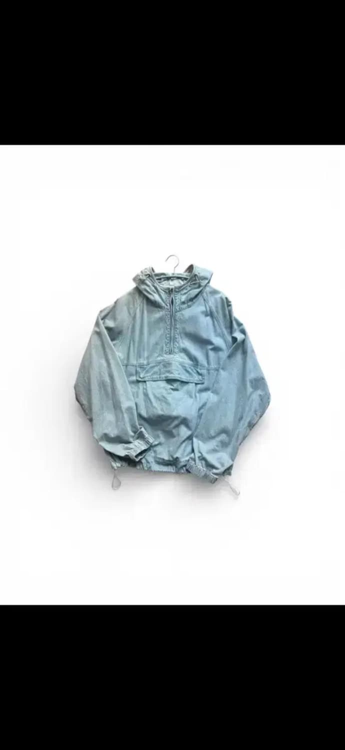 (L)thisisneverthat 디네댓 데님 아노락후디 상품이미지1