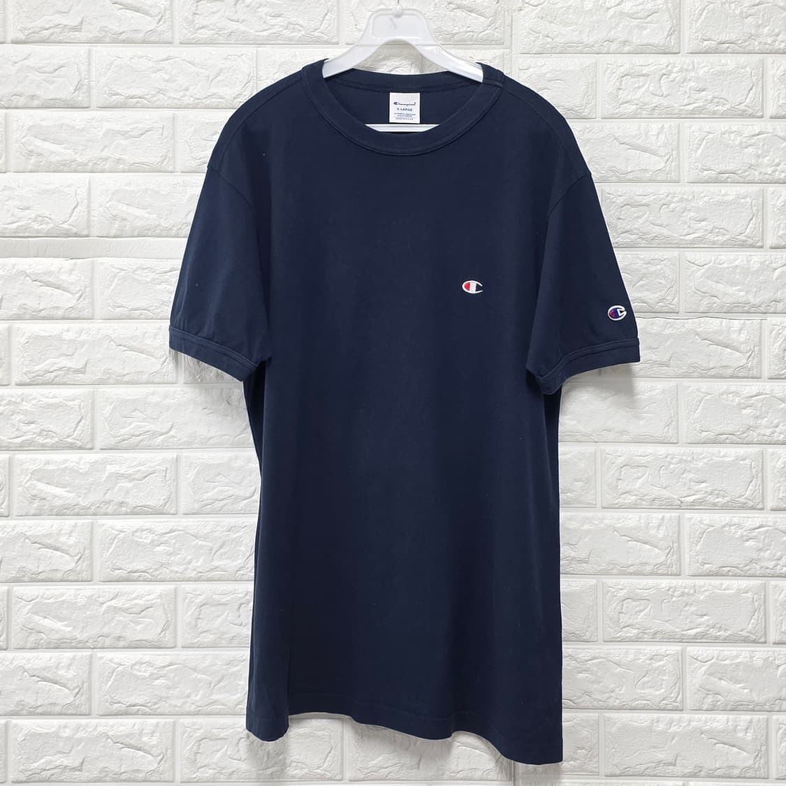 23s 챔피온 네이비 반팔티 매장판 XL 상품이미지1