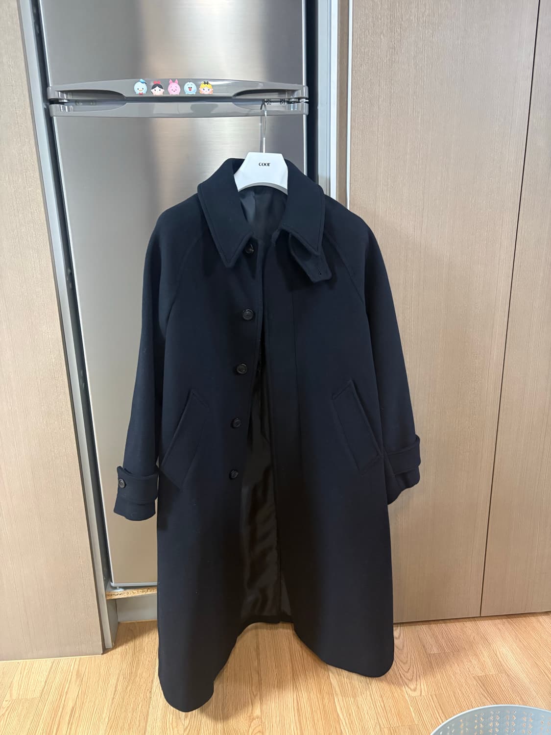 쿠어 벨란디 캐시미어 발마칸 코트 블랙 S사이즈  상품이미지3