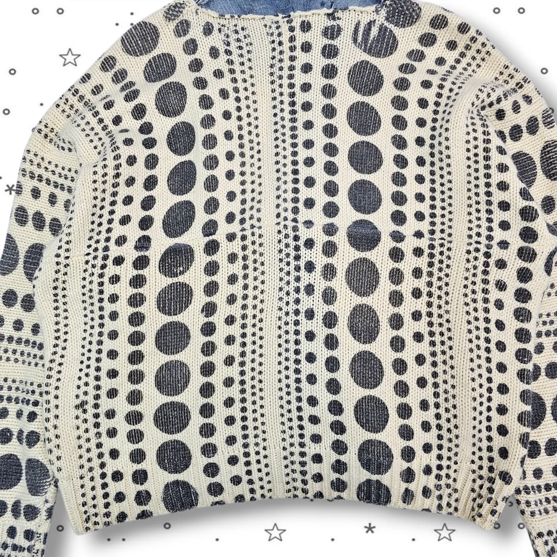  VTG 데님 도트 니트  상품이미지6