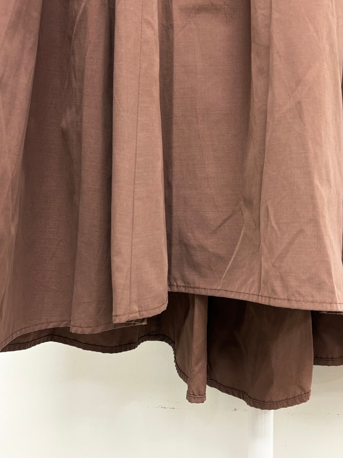 빈티지 브라운 미디 스커트 상품이미지6