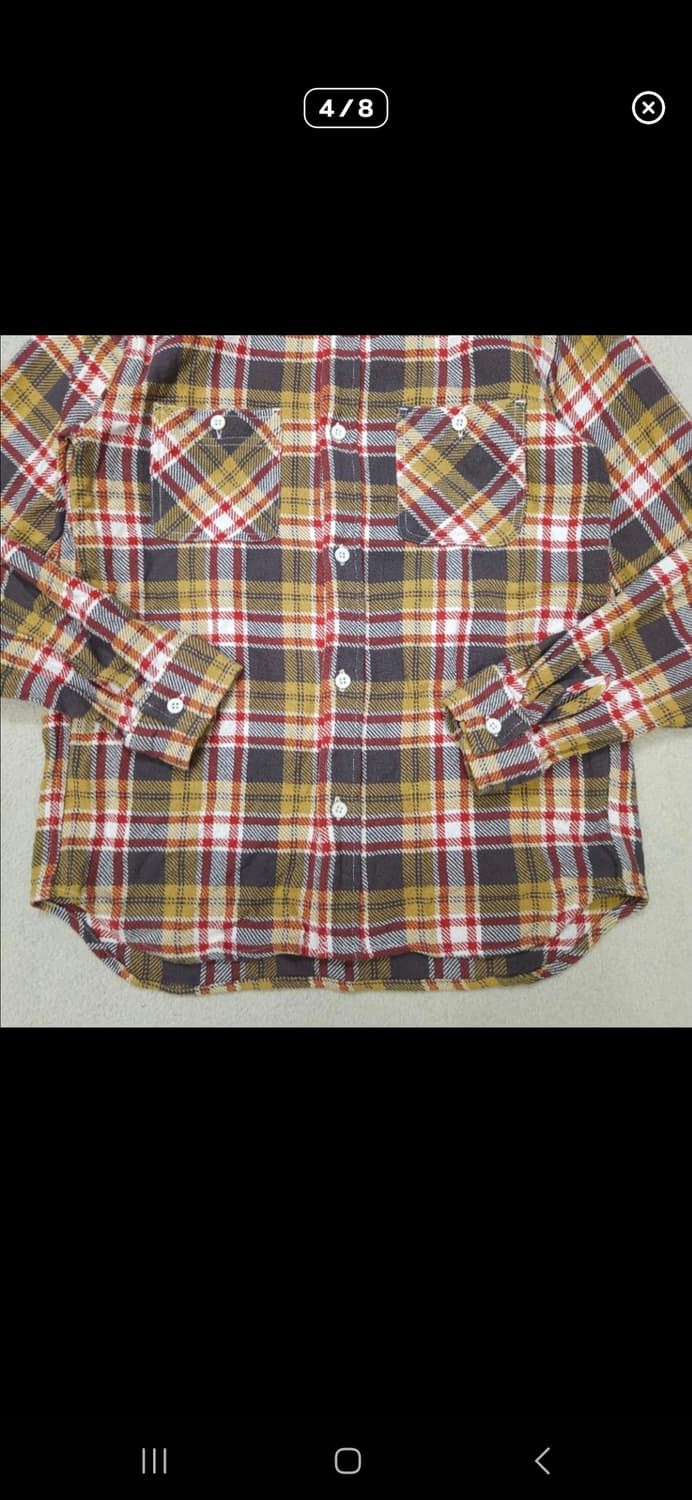 파이브브라더 플란넬 셔츠 L 상품이미지5