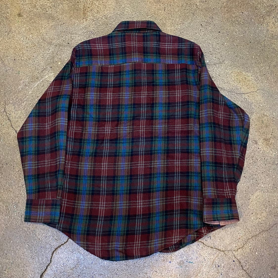 USA 미국 빈티지 세인트존스베이 체크 셔츠 남방 상품이미지4