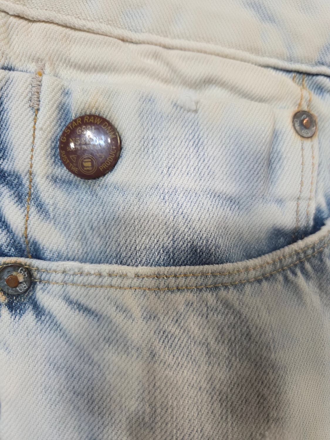 (할인가)G-STAR데미지 워싱 데님 청바지(W31/L34) 상품이미지5