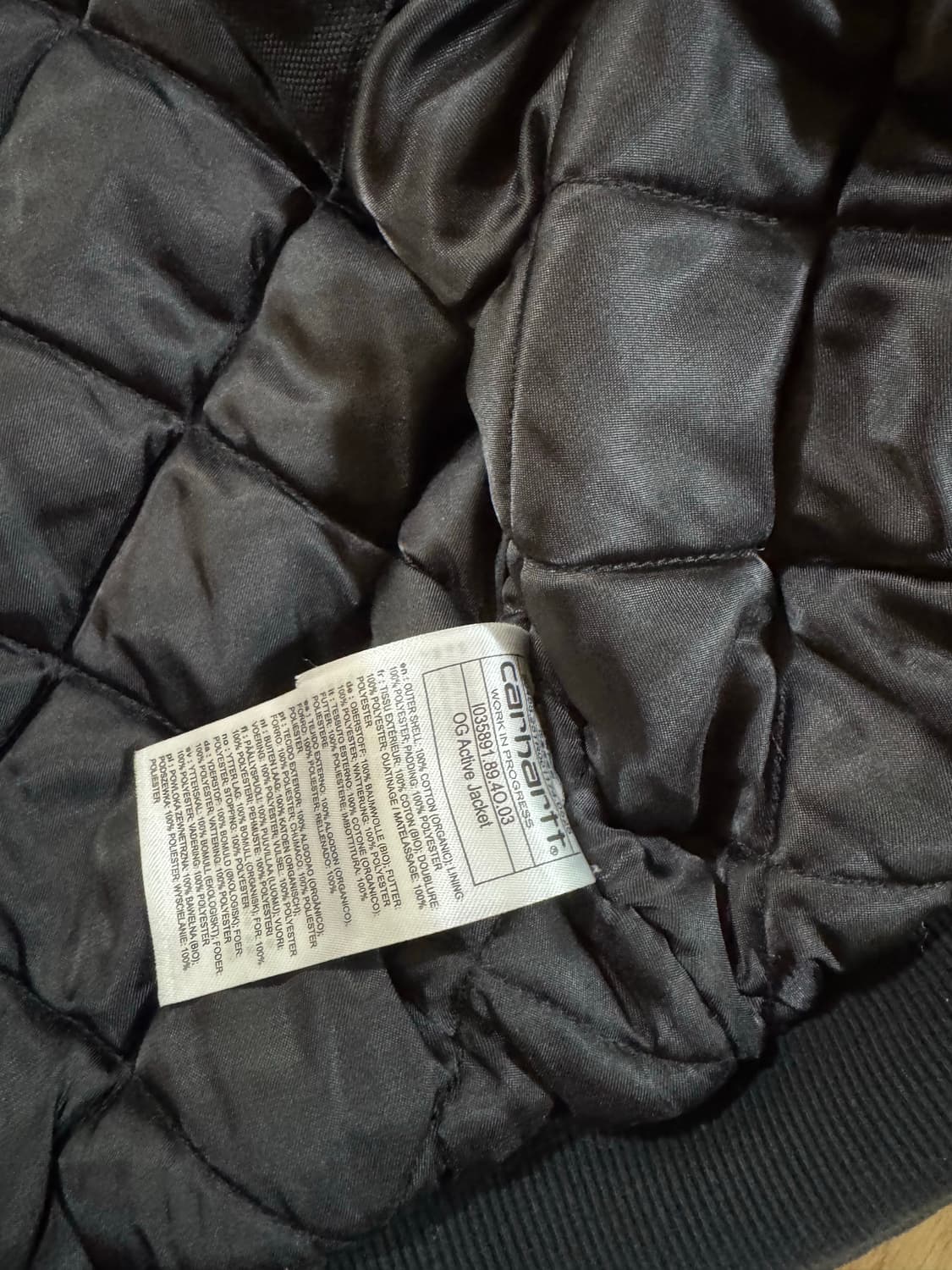 2025 칼하트 wip 액티브 블랙스톤 OG ACTIVE JACKET 상품이미지3