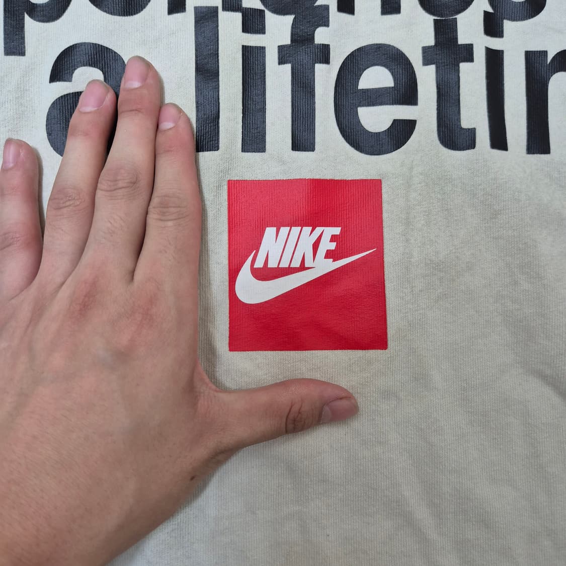 나이키 익스페리언스 빅로고 반팔 티셔츠 상품이미지4