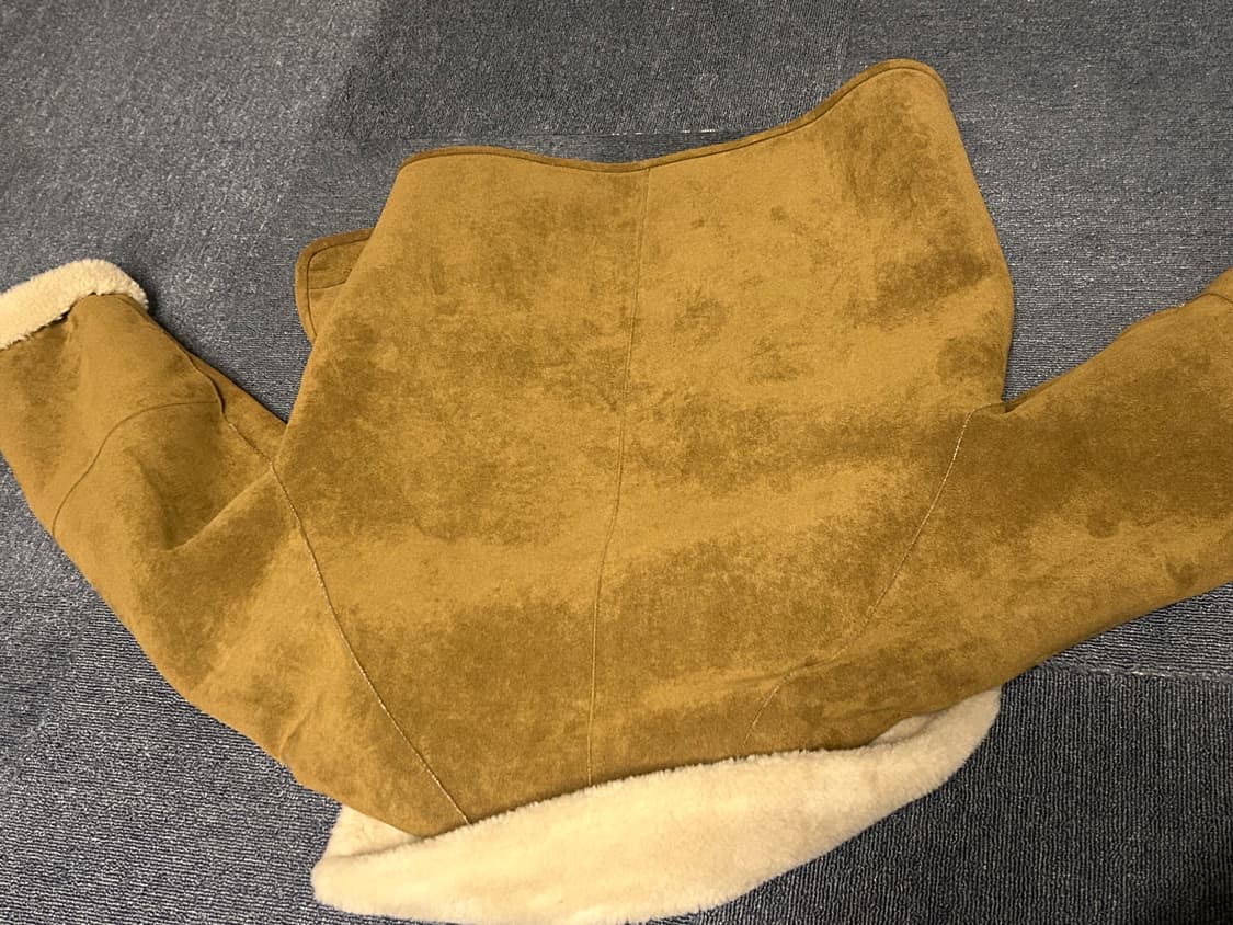 블랭크공삼 리버시블 울 시어링 무스탕 숏코트 상품이미지7