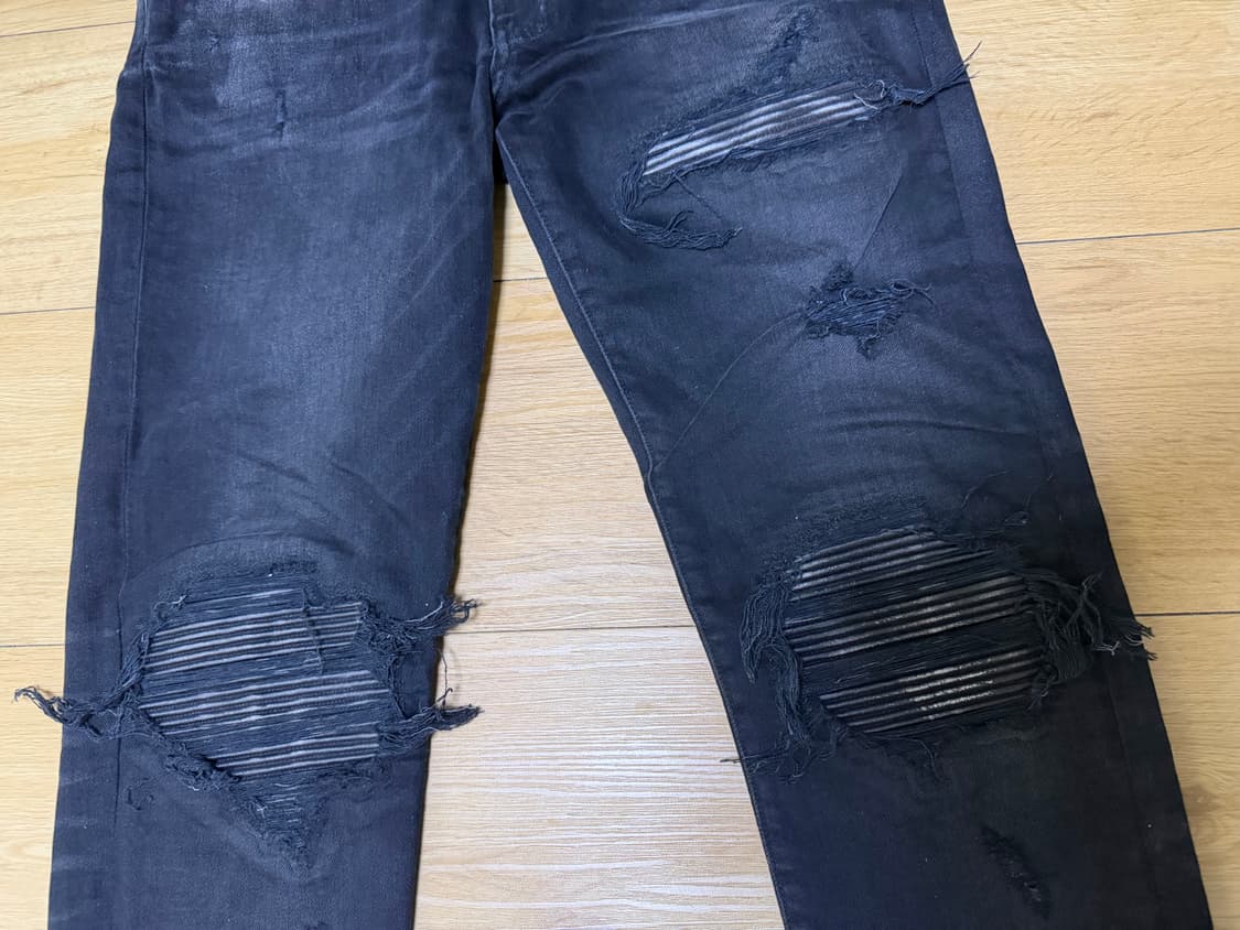 아미리 mx-1 레더패치 블랙 31사이즈 상품이미지5