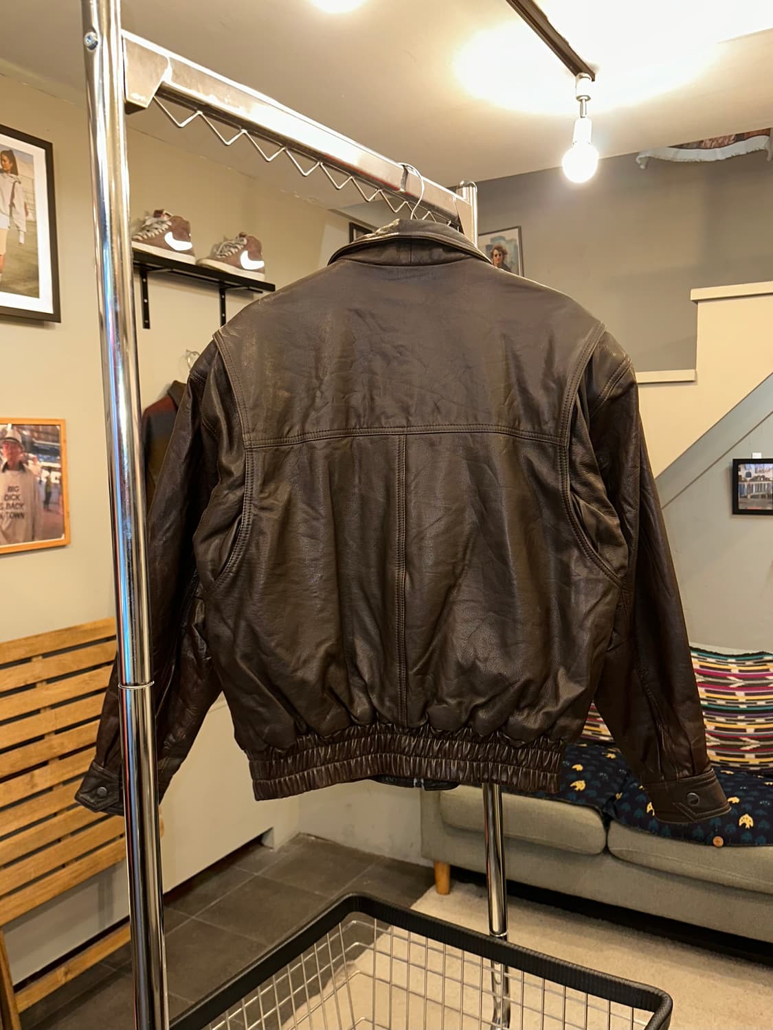 90’s Japanese real-leather aged A-2 상품이미지9