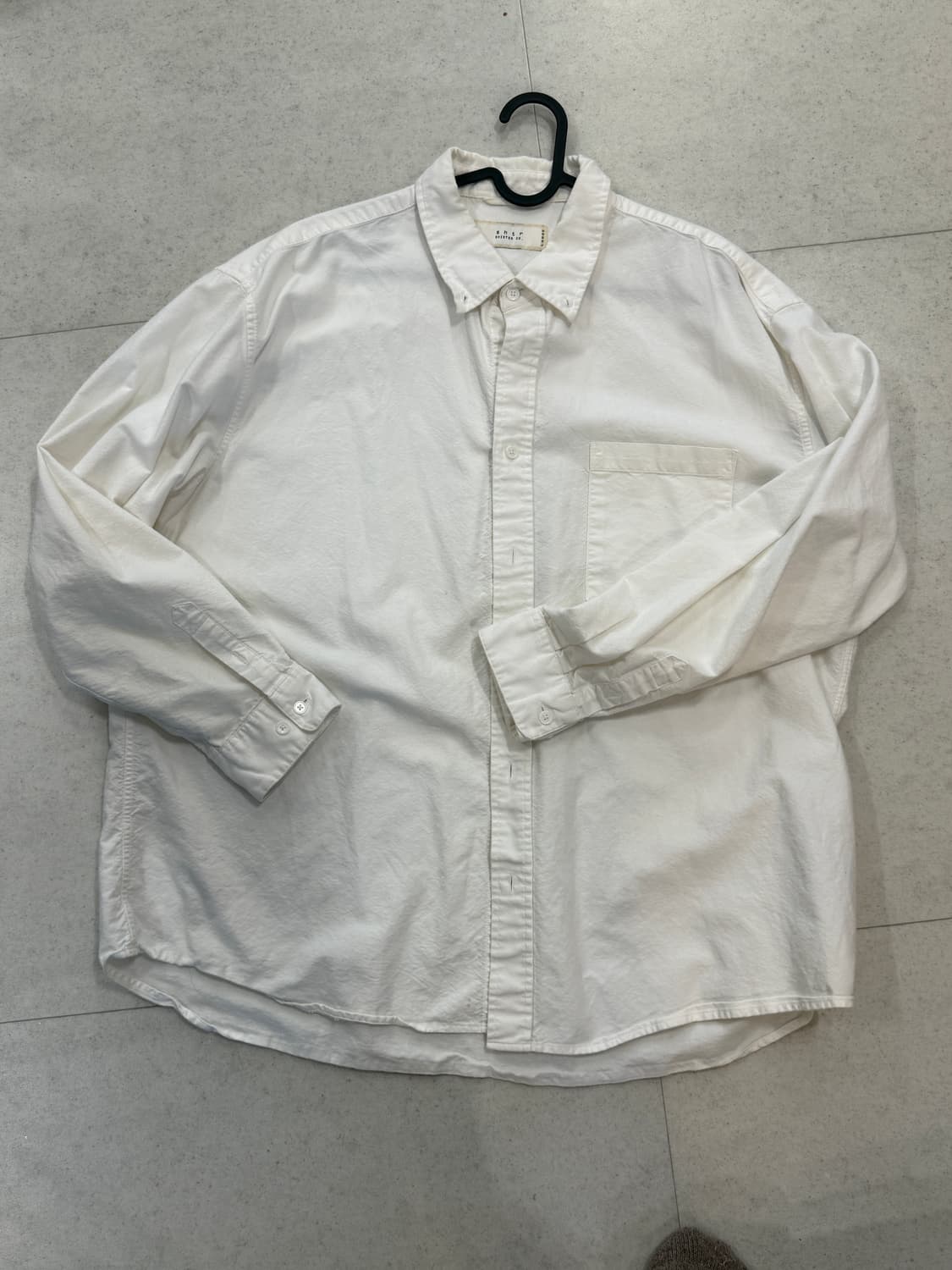 셔터 옥스포드 셔츠 오버핏 L 상품이미지1