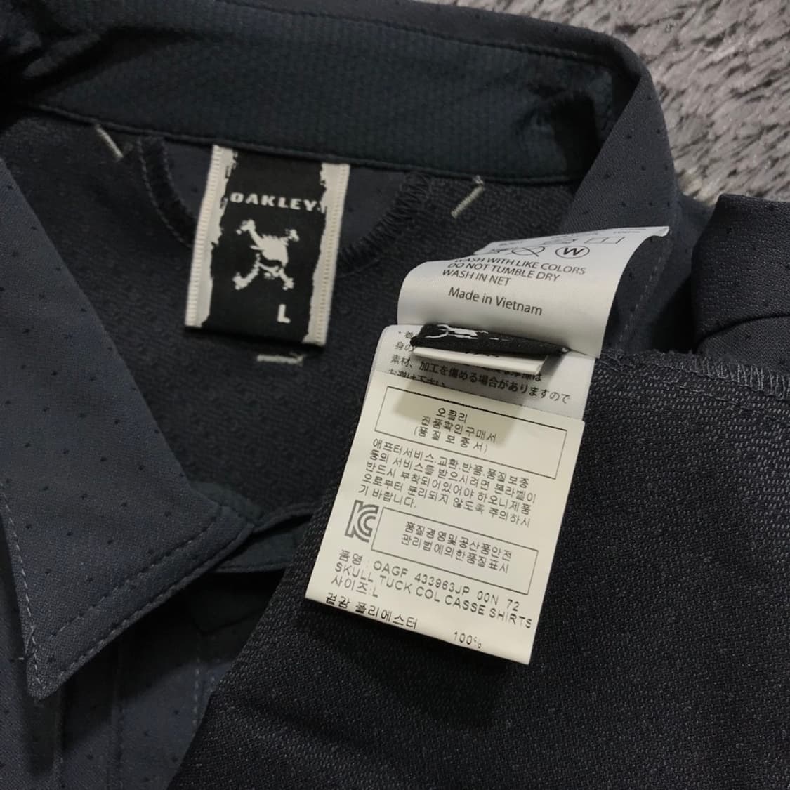 [[L, A급] 오클리(OAKLEY) 골프 스컬 반팔 셔츠@249 상품이미지8