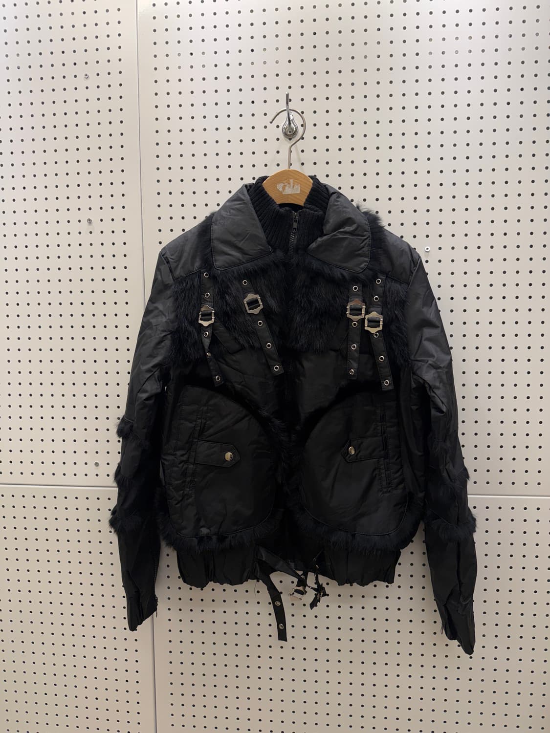 빈티지 페이크 퍼 디테일 자켓  U14 상품이미지2