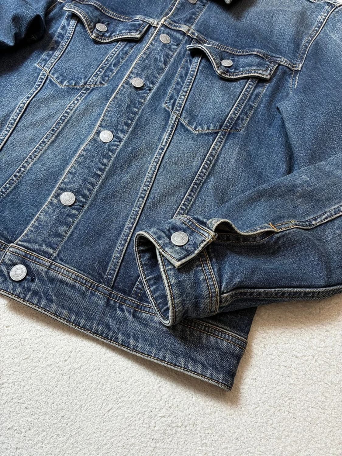 에드윈 00's 오리지널 재패니즈 데님 트러커 자켓 PN7809 상품이미지5