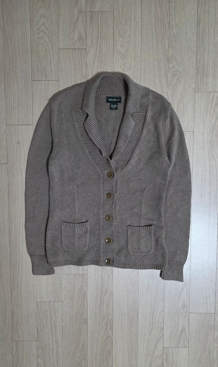 에디바우어 숄 카라 가디건 상품이미지1