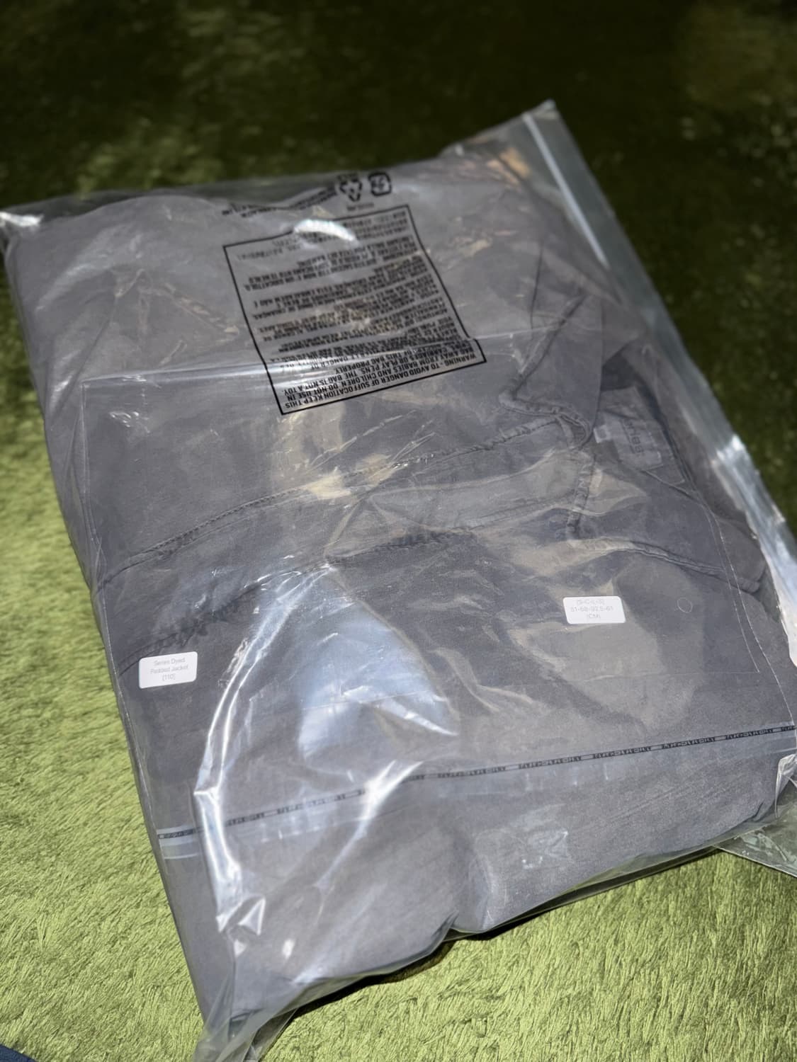 [110] Series 시리즈 패디드 워싱 스냅 버튼 코트 자켓 그레이 상품이미지10