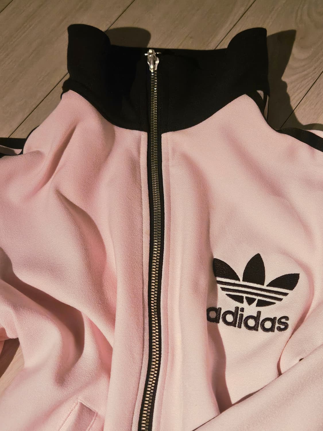 아디다스 베켄바우어 핑크 브라운 트랙탑 져지 딸기우유 대대장 상품이미지2