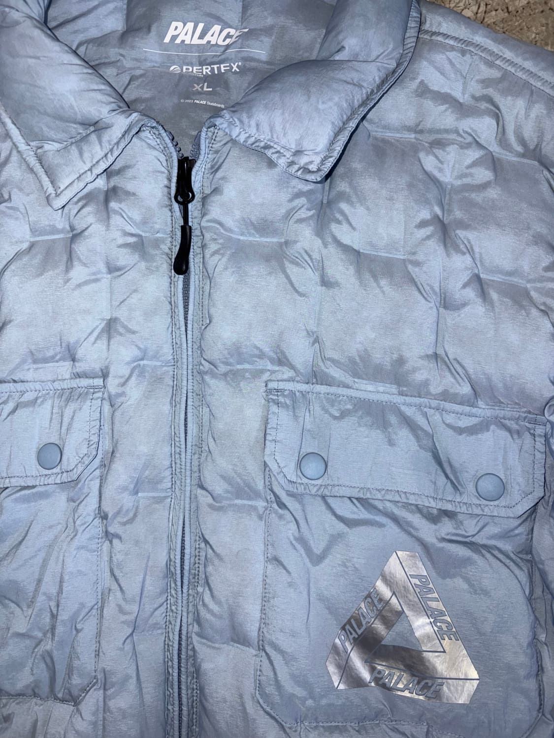 팔라스 퍼텍스 패딩 워크 다운 자켓 더스티 블루 22fw xl 상품이미지2