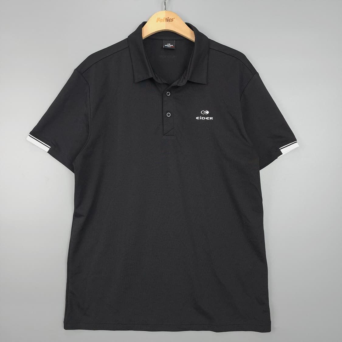 아이더 EIDER 기능성 반팔 폴로티 블랙 XL 상품이미지1