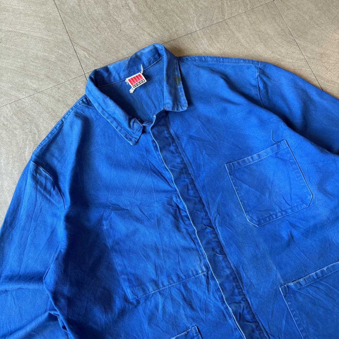 90s 90년대 빈티지 프랑스 생산 프렌치 워크 자켓 상품이미지2