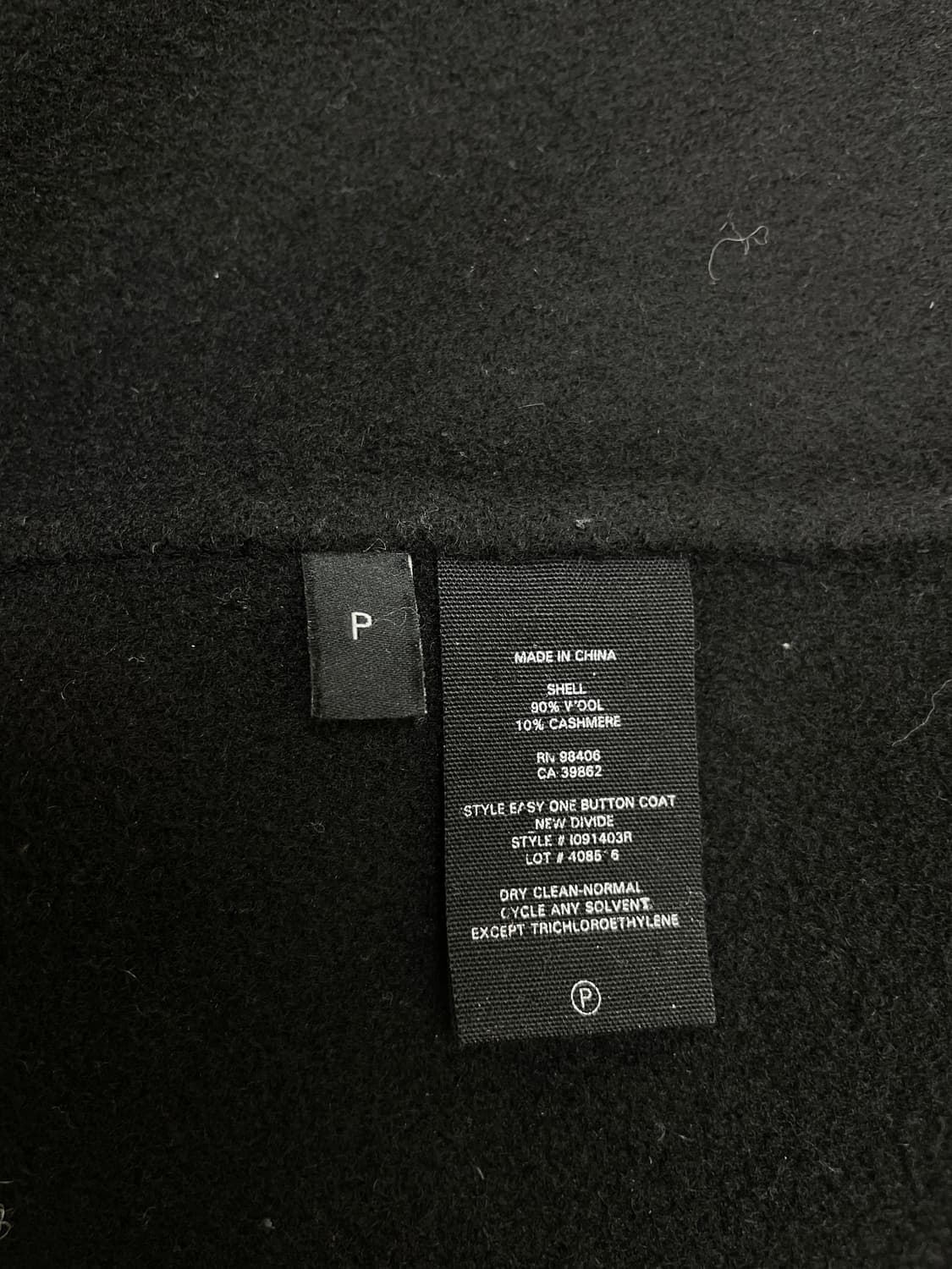 띠어리(Theory) 뉴 디바이드 이지 원 버튼 울 캐시미어 코트 상품이미지7