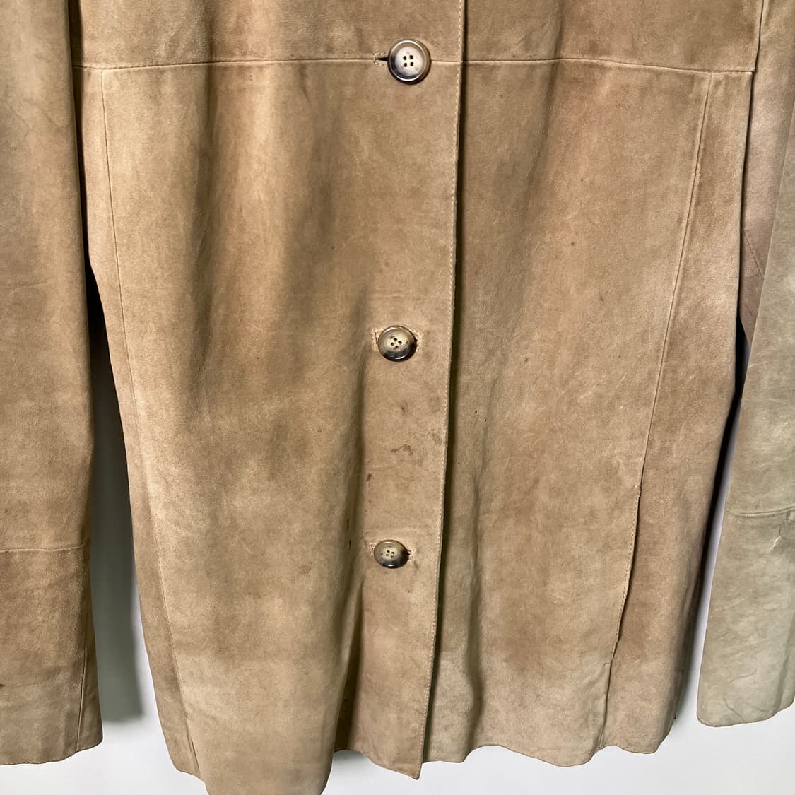 막스마라 베이지 스웨이드 자켓 40 상품이미지5