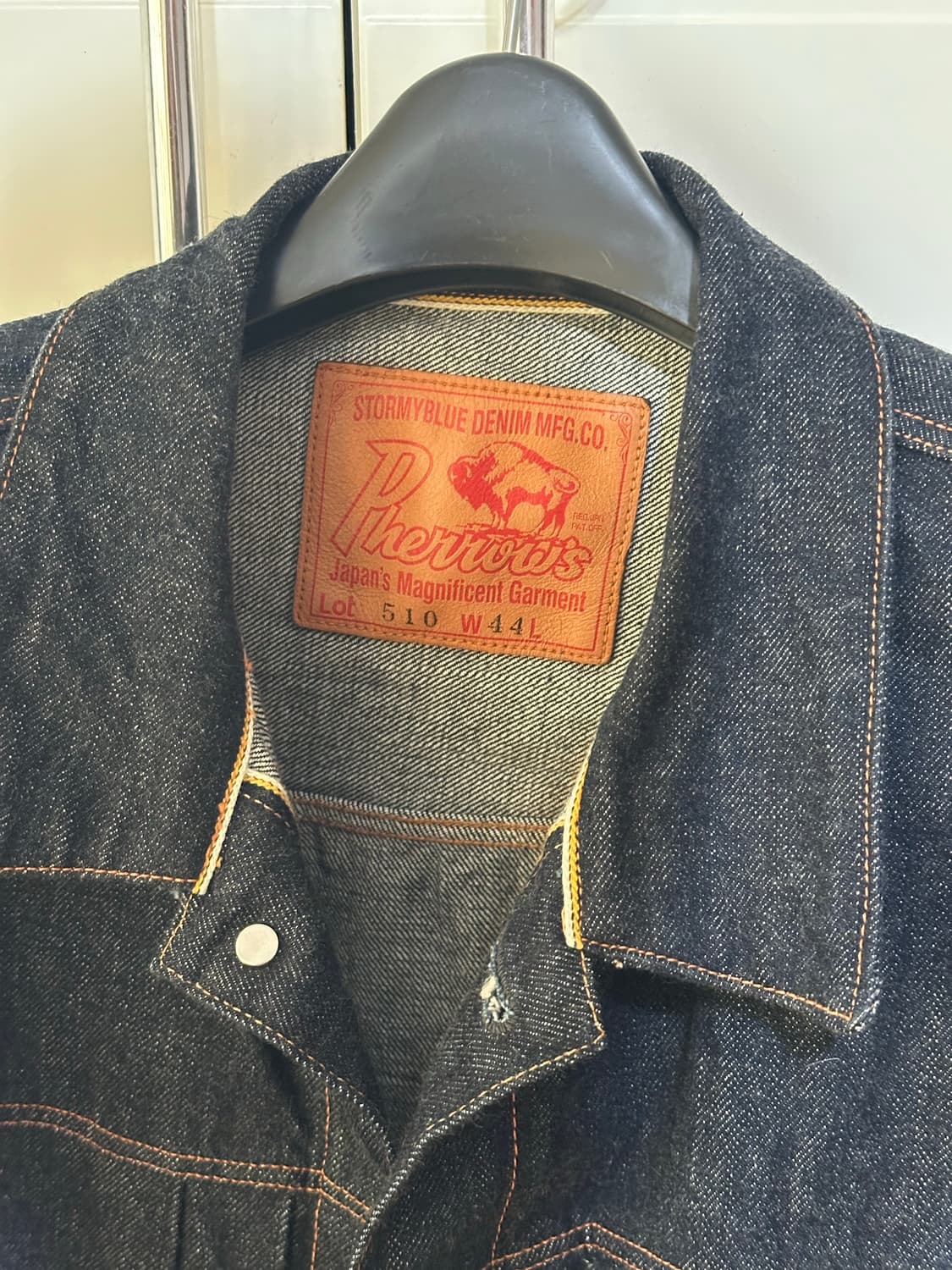 페로우즈 510 1세대 데님자켓 44사이즈(XL) 상품이미지2