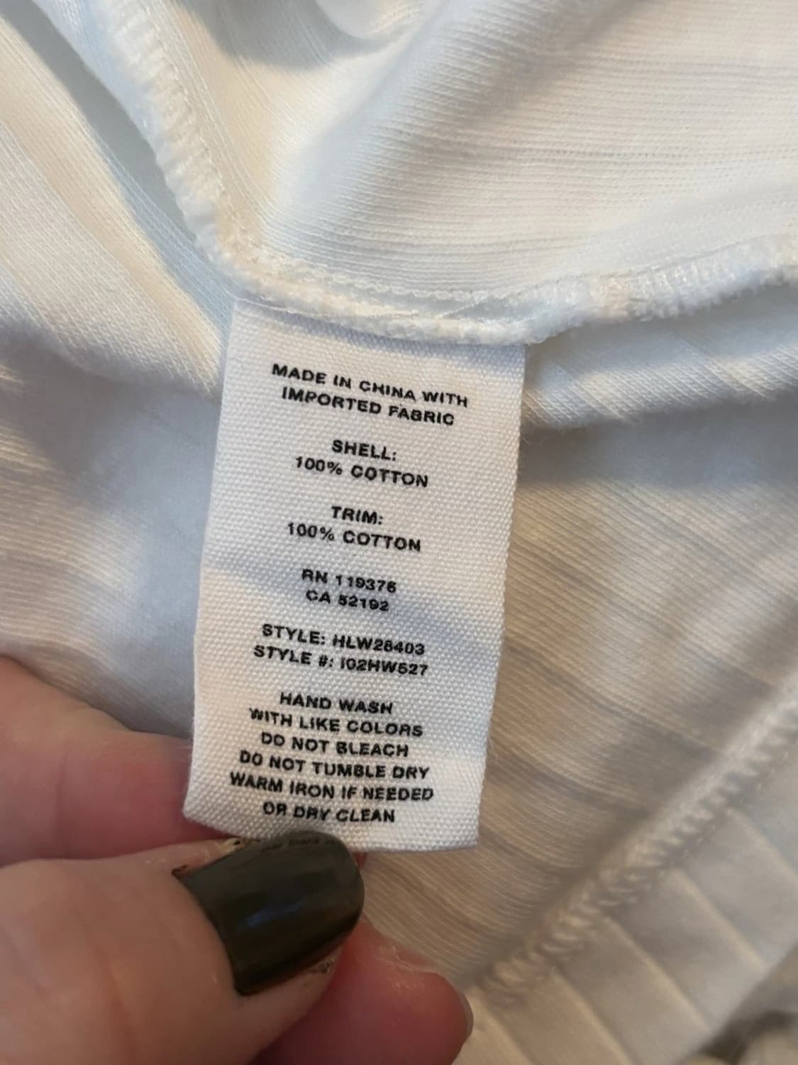 헬무트랭 리브드 엘보우 컷아웃 롱 슬리브 탑 화이트 상품이미지5