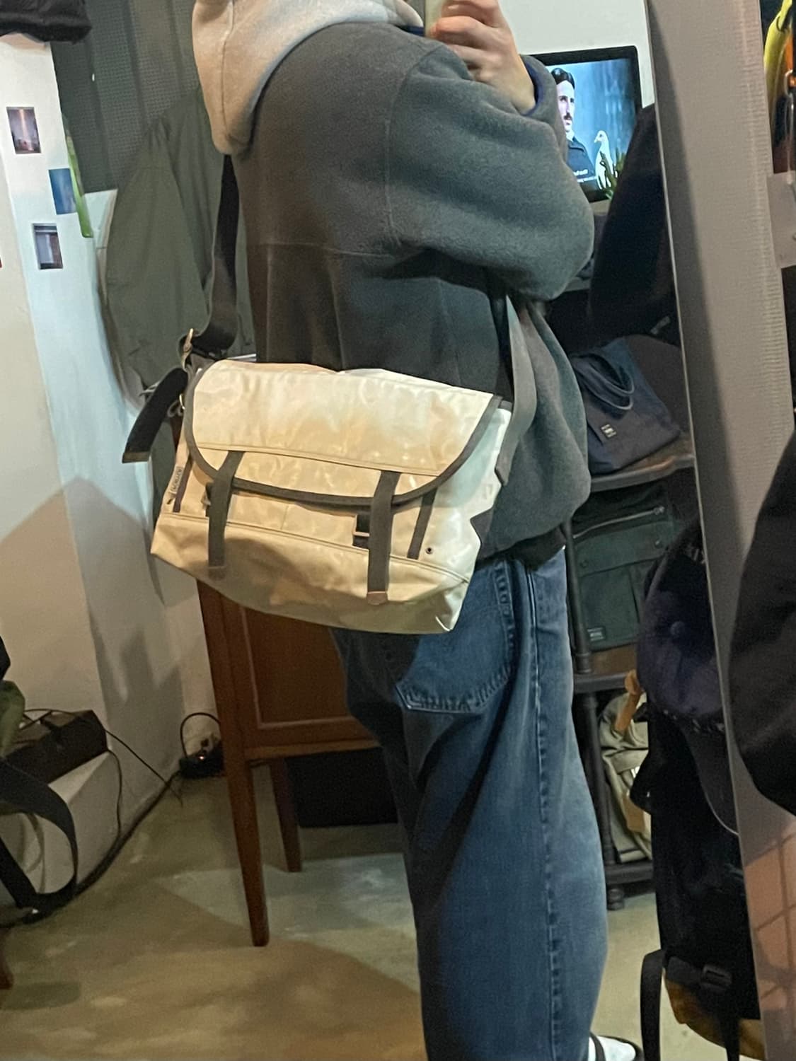 요시다 포터 가죽 크로스뱃 상품이미지1