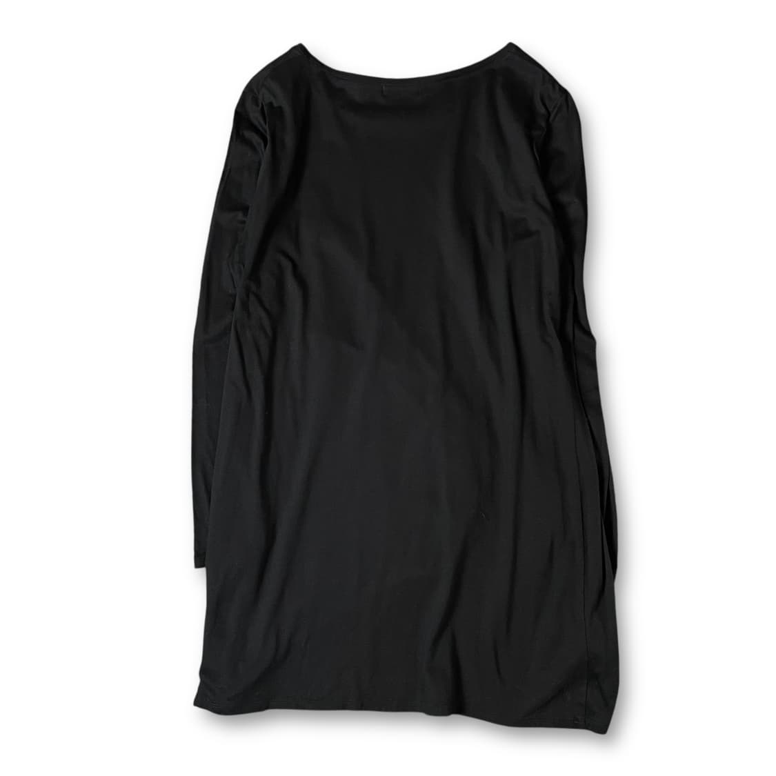 EVEX 블랙 호피 패턴 긴팔 티셔츠 42 상품이미지2