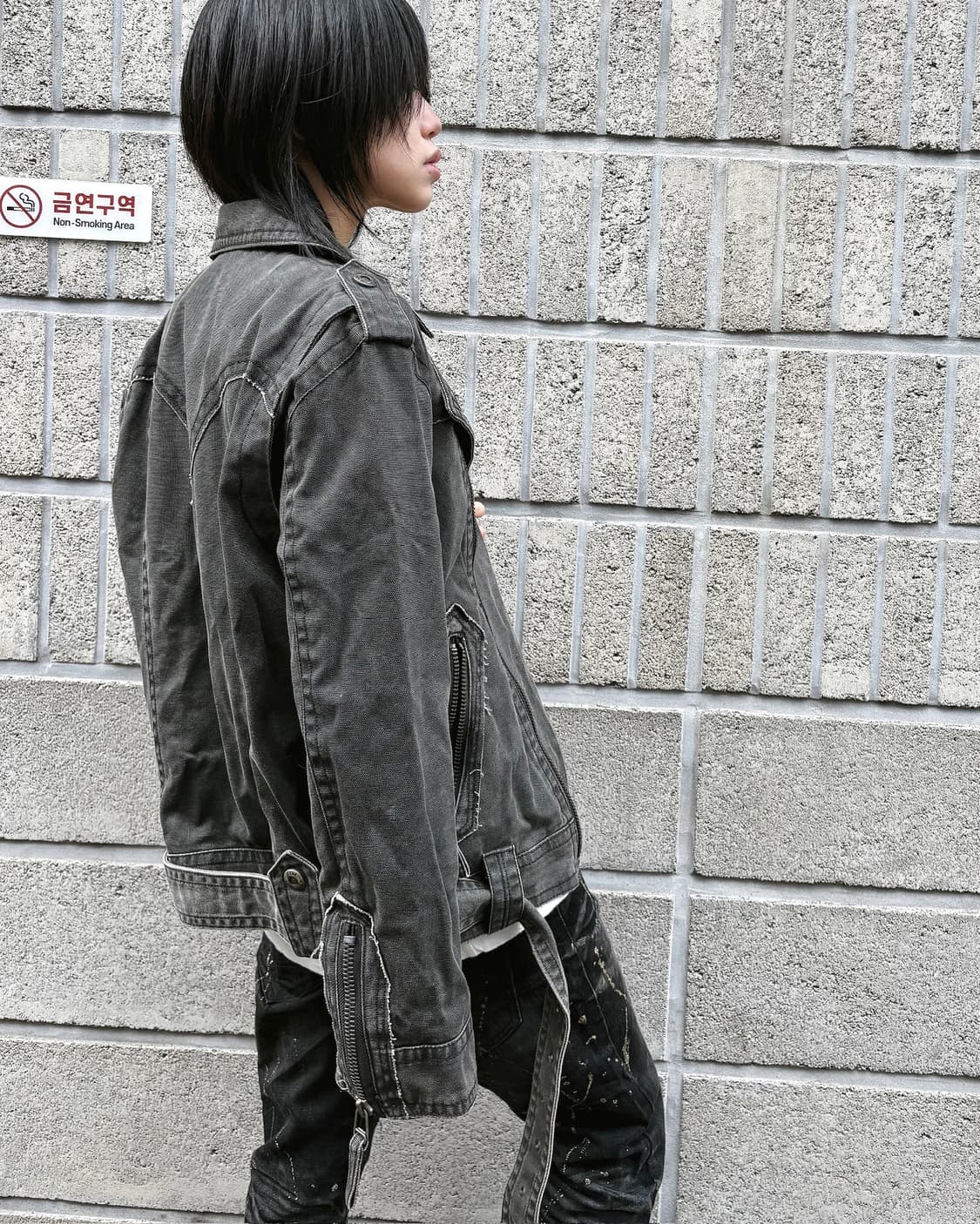 버커루 데님 그런지 라이더 자켓 상품이미지9