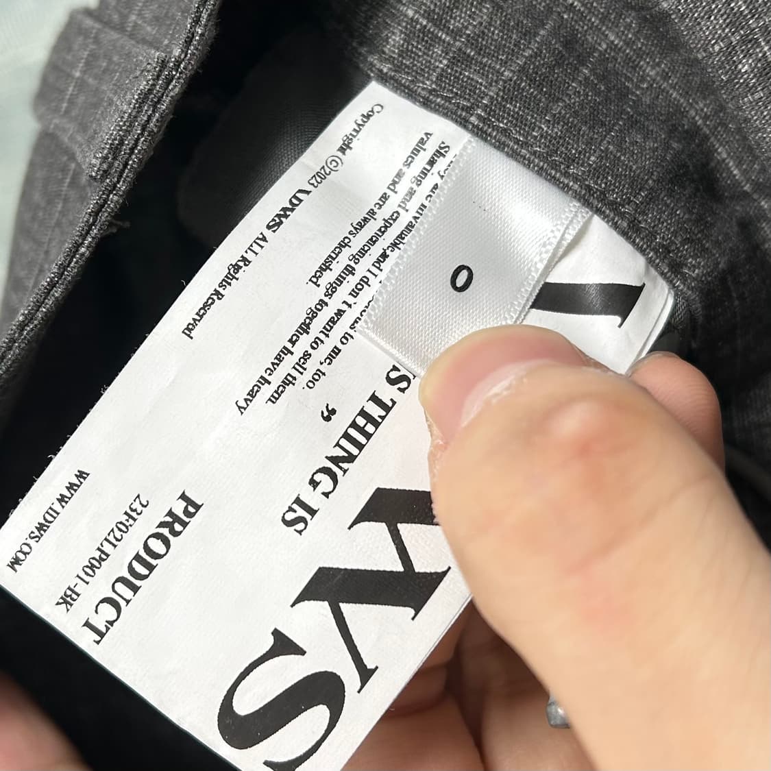 IDWS 아돈워너셀 피그먼트 카고 팬츠 상품이미지8