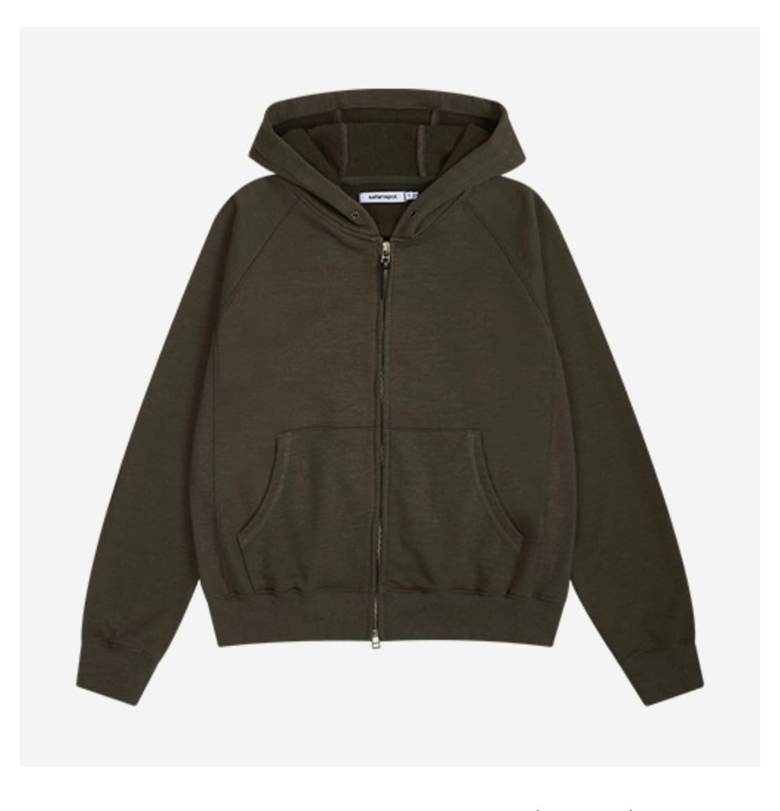사파리스팟 후드집업 REGULAR COTTON HOODIE ZIPUP 상품이미지1
